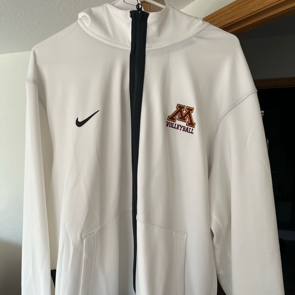 Men’s 2XL MN Gopher volleyball full zip up. Brand new with tags